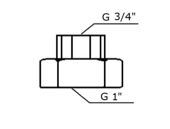 Резьбовое трубное соединение (комплект) G 1”